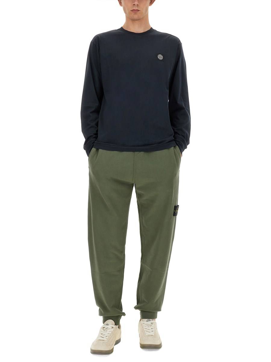 STONE ISLAND T-SHIRT IN COTONE