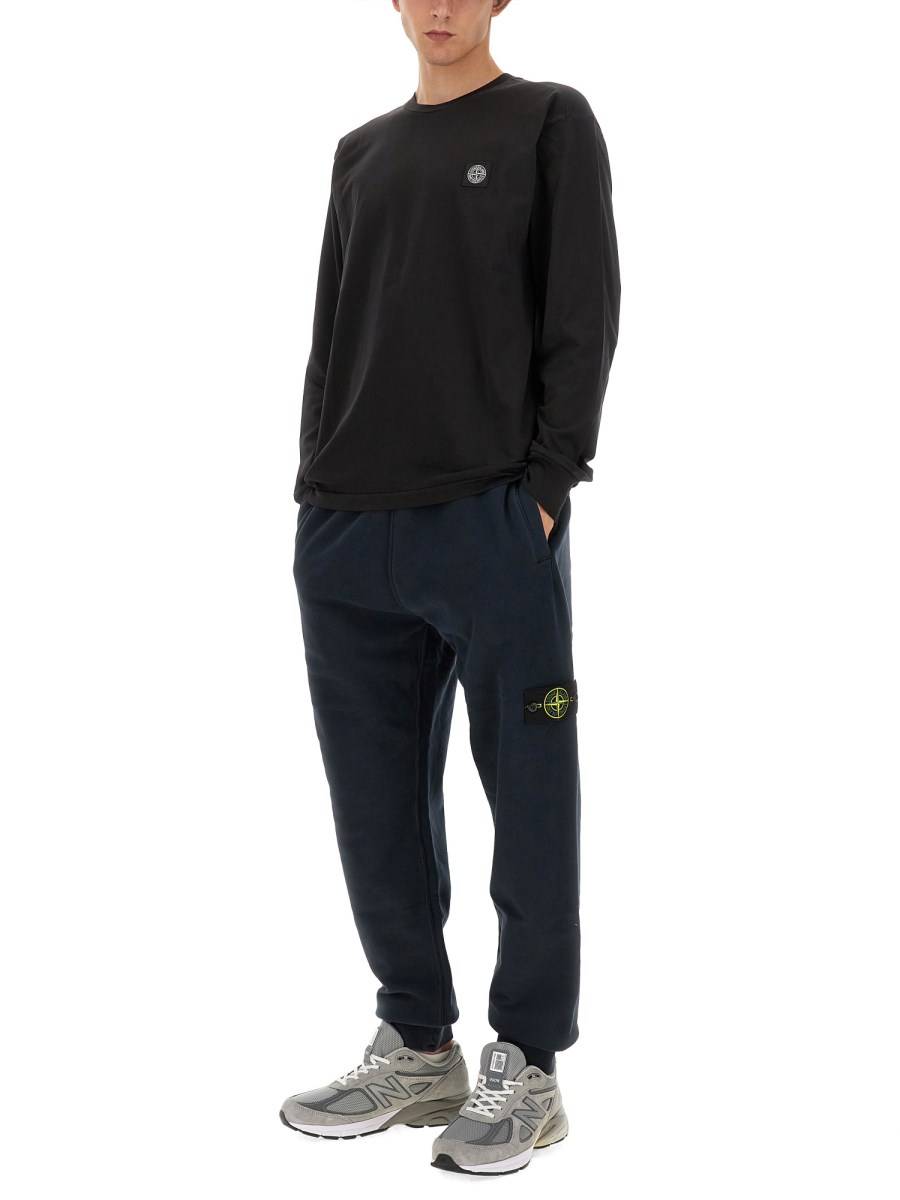 STONE ISLAND T-SHIRT IN COTONE