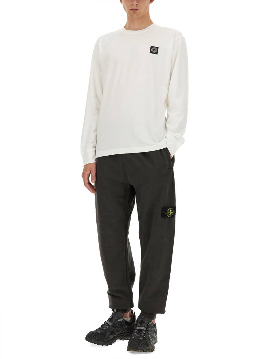 STONE ISLAND T-SHIRT IN COTONE