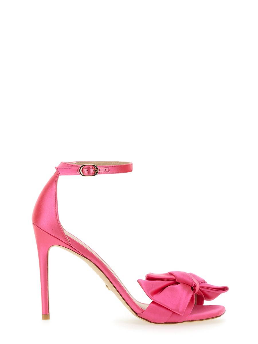 STUART WEITZMAN SANDALO NUDISTCURVE LOVEKNOT 100