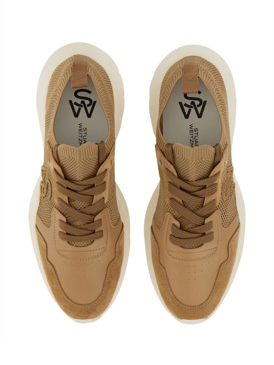 STUART WEITZMAN SNEAKER "5050" IN MIX DI MATERIALI