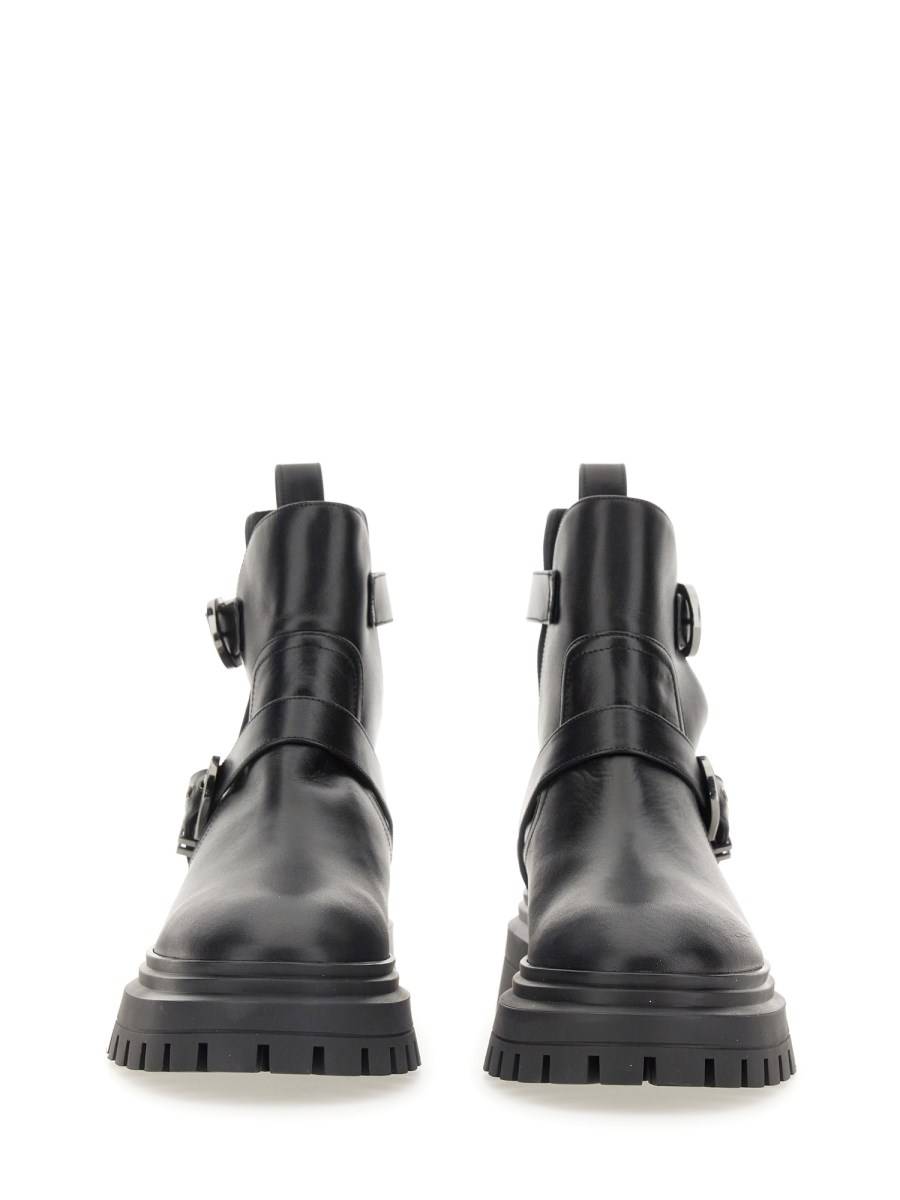 STUART WEITZMAN STIVALETTO MAVERICK BEDFORD MOTO