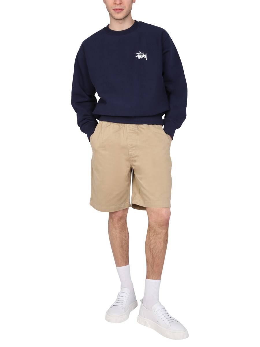STUSSY BERMUDA IN COTONE CON LOGO