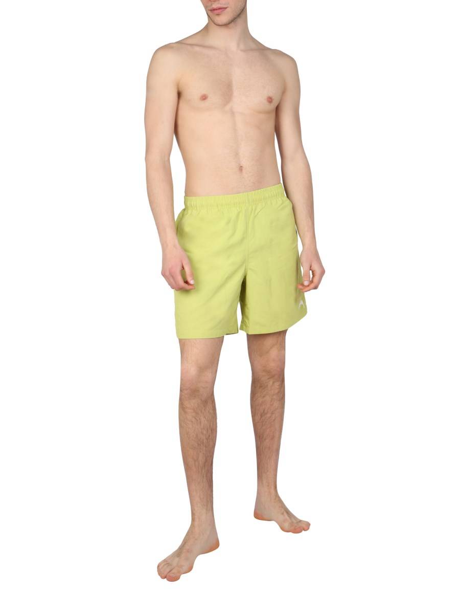 STUSSY COSTUME DA BAGNO IN NYLON CON STAMPA LOGO