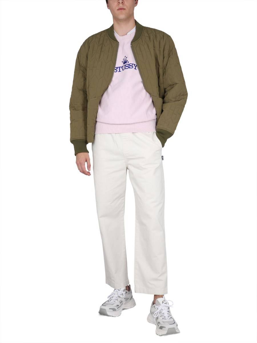 STUSSY FELPA CON RICAMO LOGO