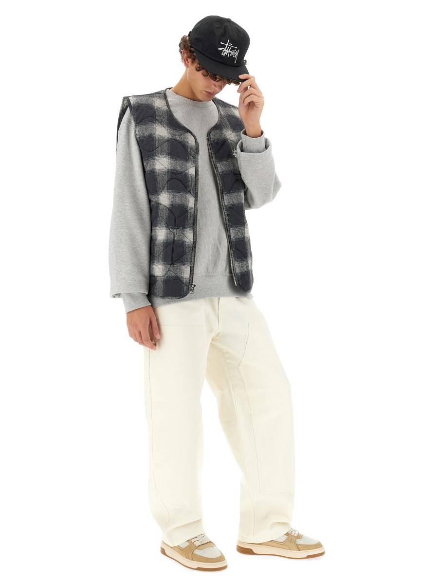 STUSSY GILET CON LOGO