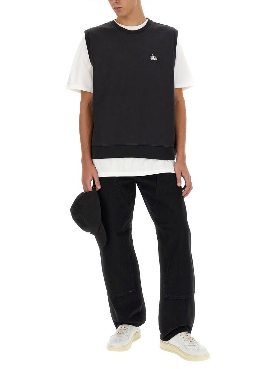STUSSY GILET IN FELPA