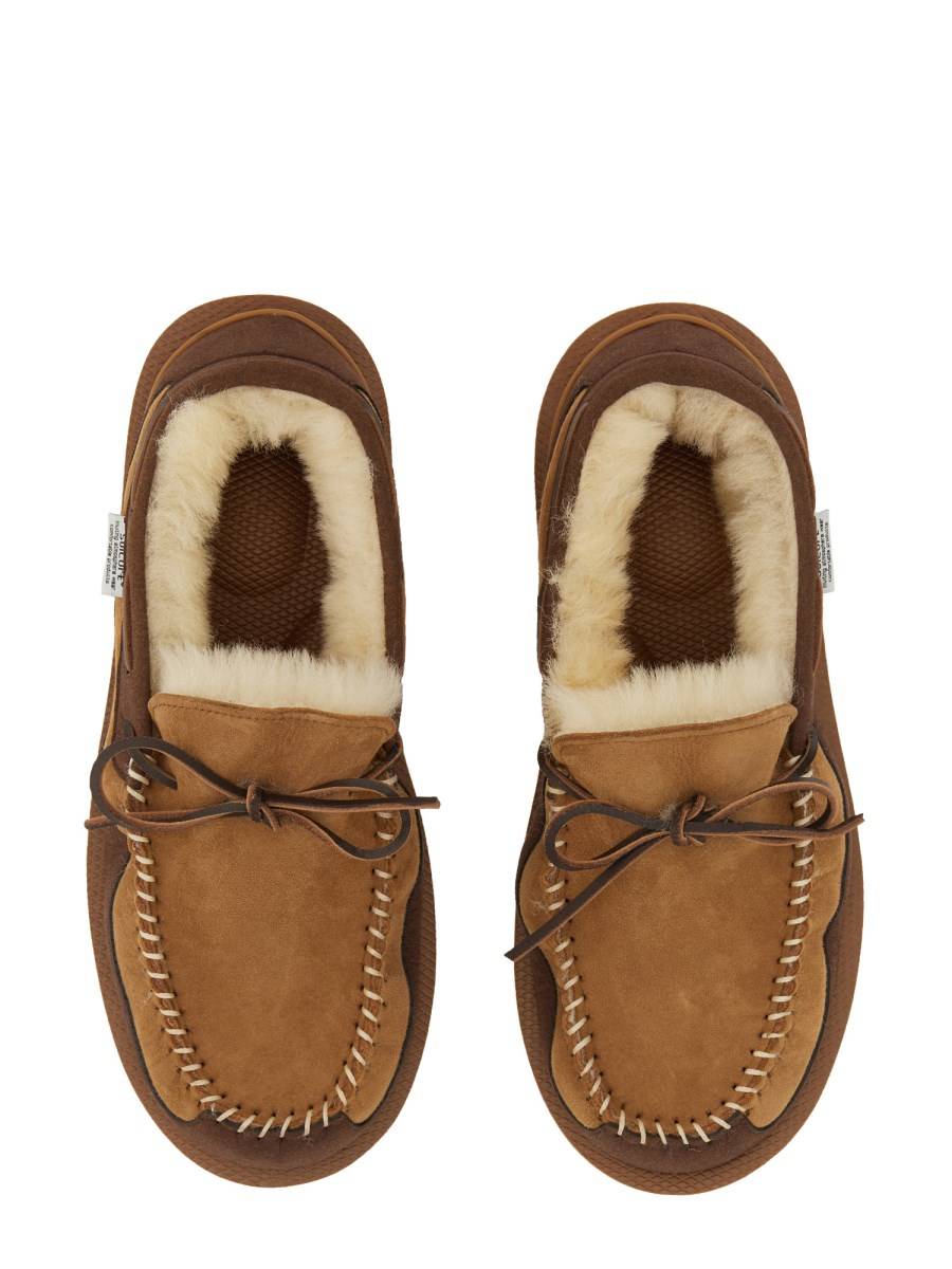 SUICOKE MOCASSINO OWM-M2AB IN SUEDE SINTETICO
