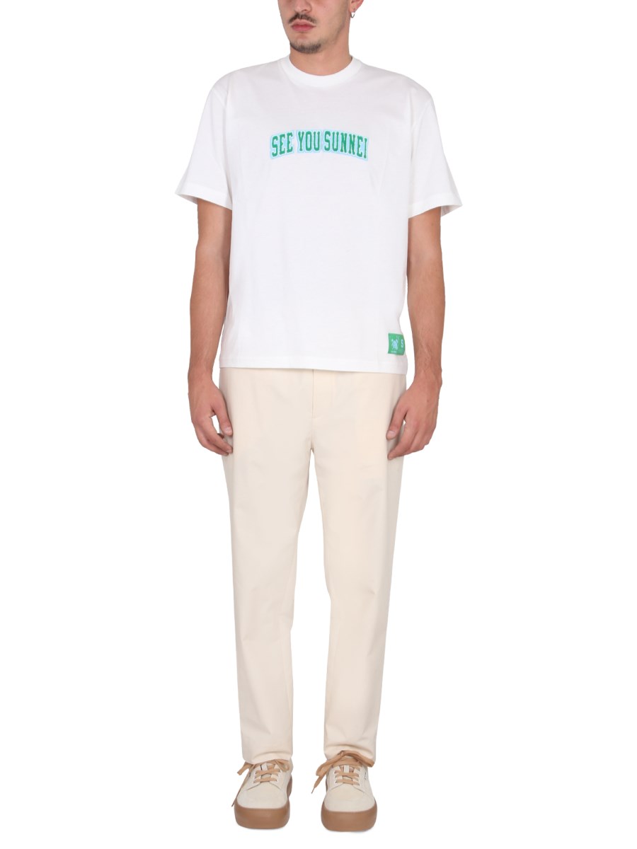 SUNNEI T-SHIRT SEE YOU SUNNEI IN JERSEY DI COTONE
