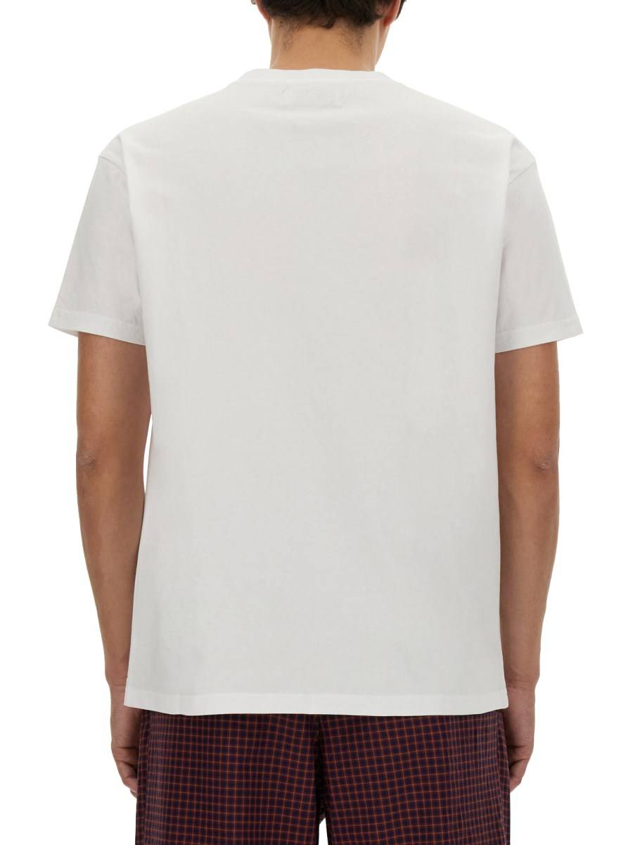 VIVIENNE WESTWOOD T-SHIRT CLASSICA IN COTONE CON LOGO "TIME MACHINE"