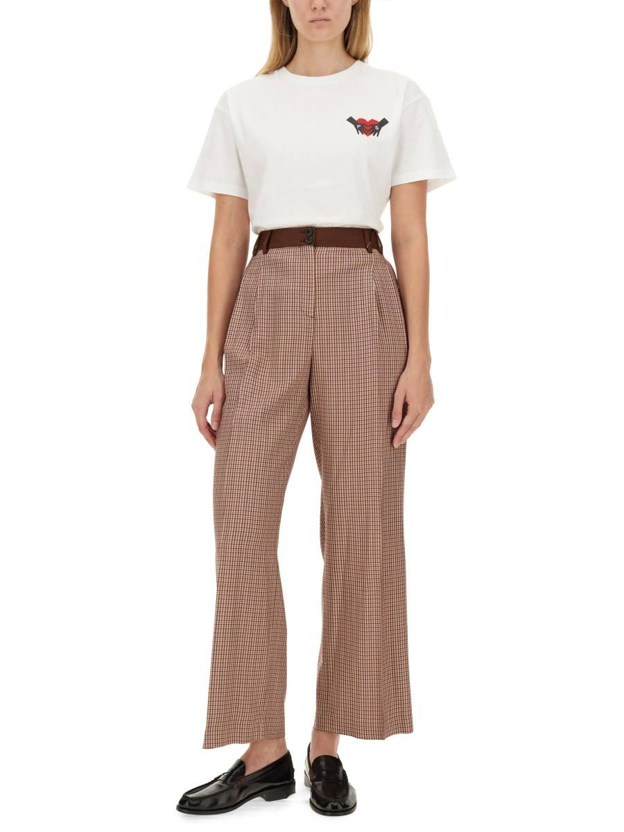 PS BY PAUL SMITH T-SHIRT CUPID ARROW IN JERSEY DI COTONE