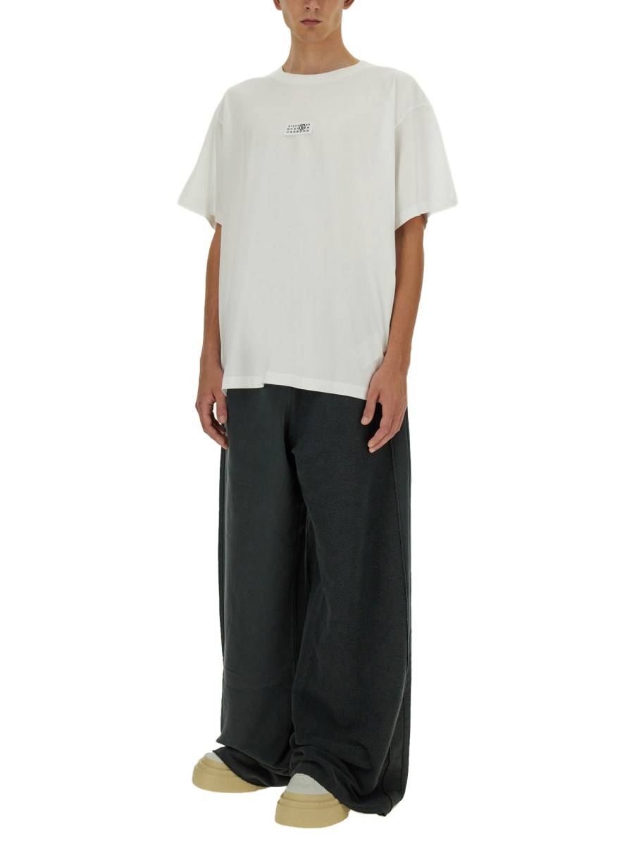 MM6 MAISON MARGIELA T-SHIRT IN JERSEY DI COTONE CON LOGO