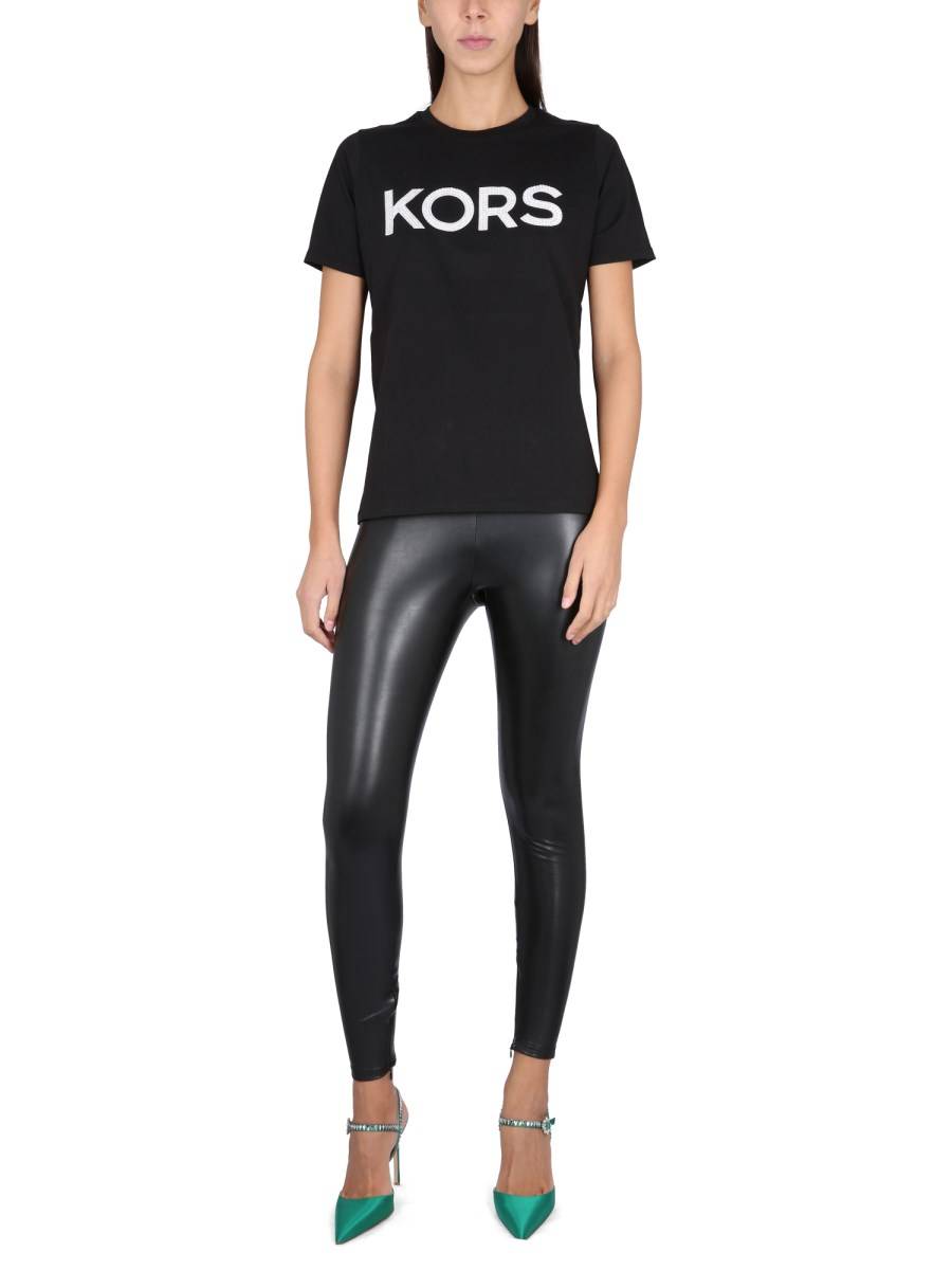 MICHAEL BY MICHAEL KORS T-SHIRT IN JERSEY DI COTONE CON LOGO