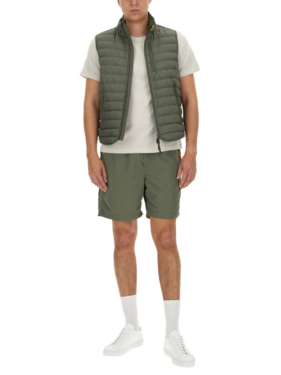 PARAJUMPERS T-SHIRT IN JERSEY DI COTONE CON PATCH LOGO