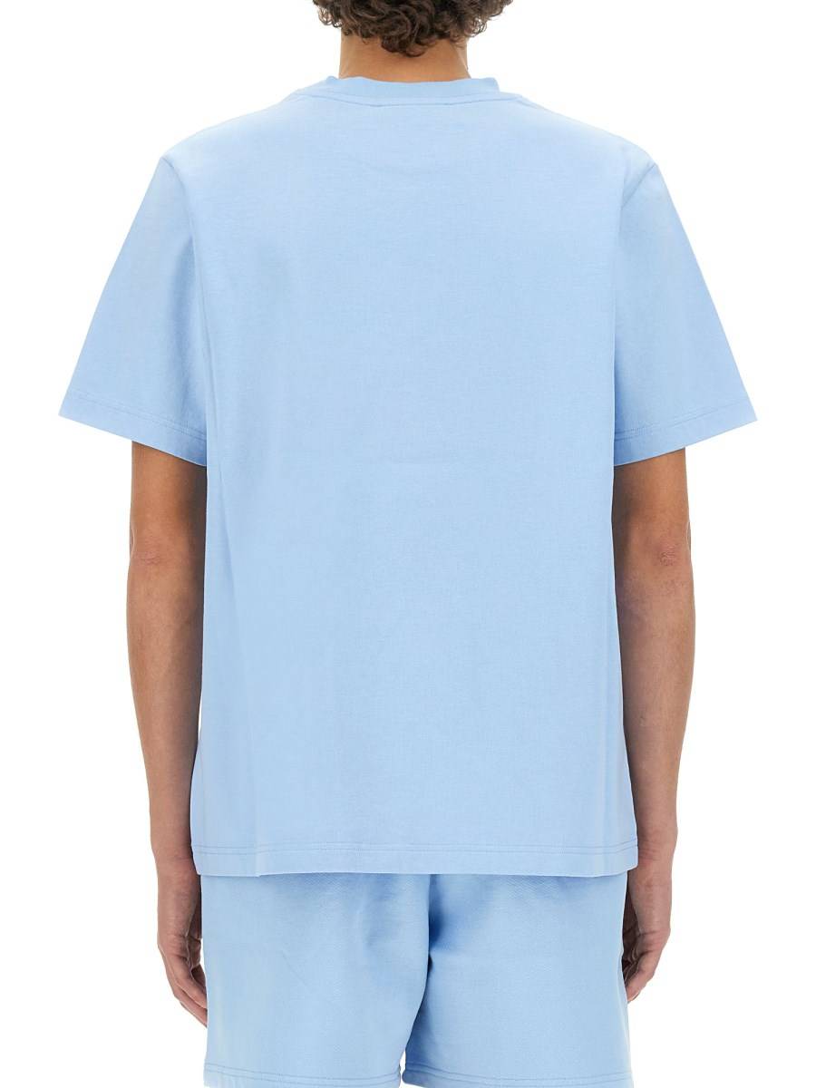 CASABLANCA T-SHIRT IN JERSEY DI COTONE CON STAMPA LOGO
