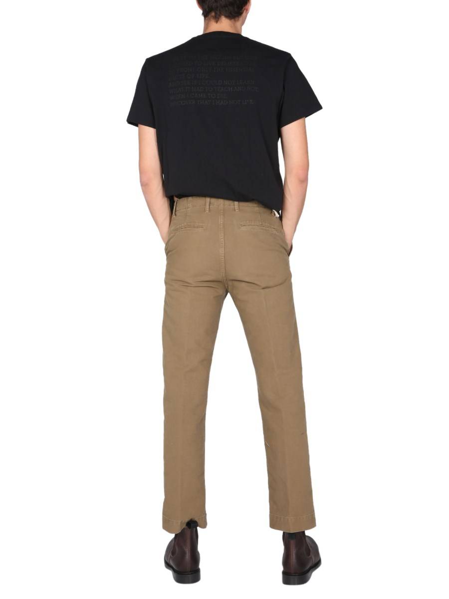 ENGINEERED GARMENTS T-SHIRT IN JERSEY DI COTONE CON STAMPA