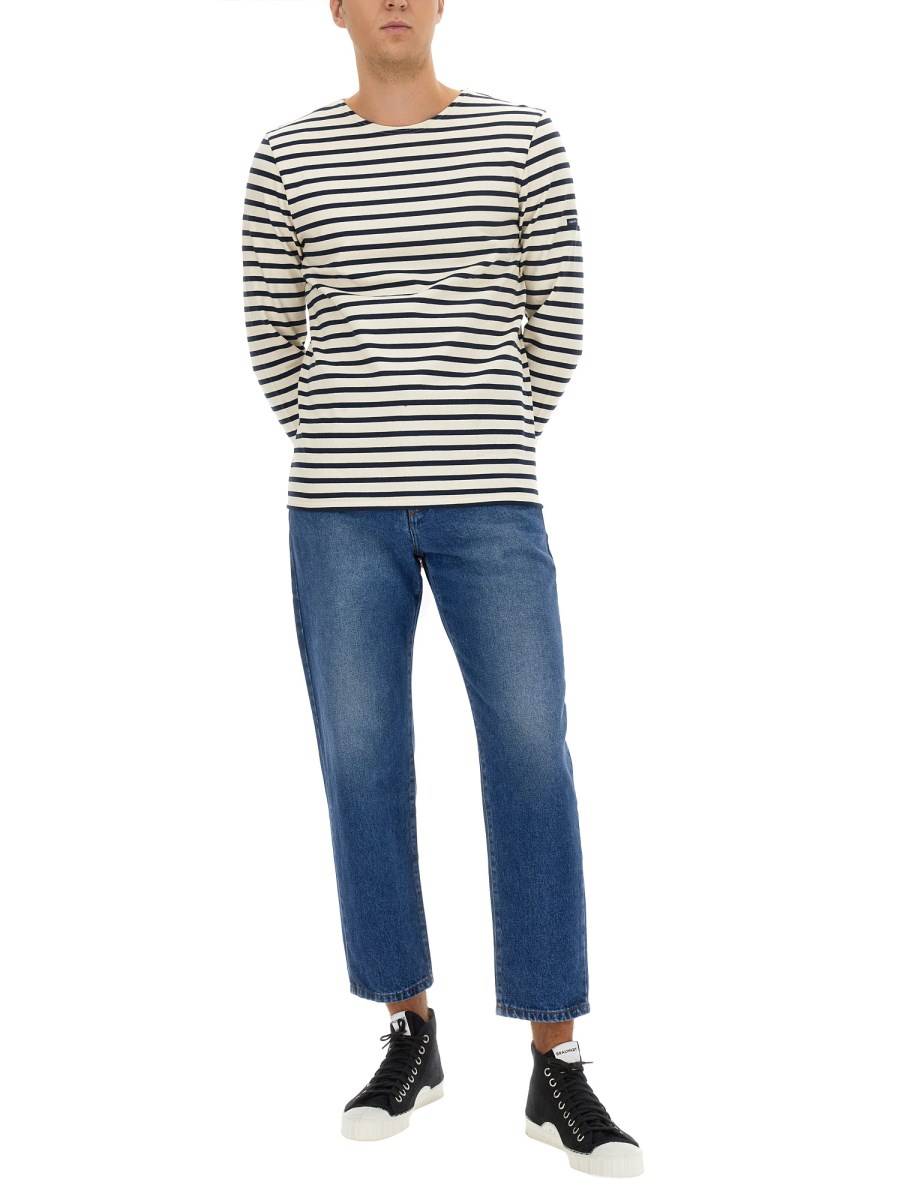 SAINT JAMES T-SHIRT MERIDIEN MODERNE IN JERSEY DI COTONE