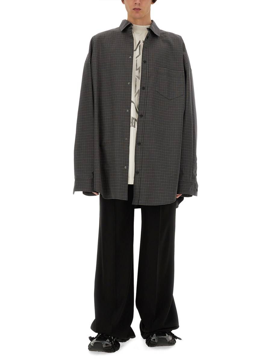 BALENCIAGA T-SHIRT METAL BB STENCIL OVERSIZE IN JERSEY DI COTONE