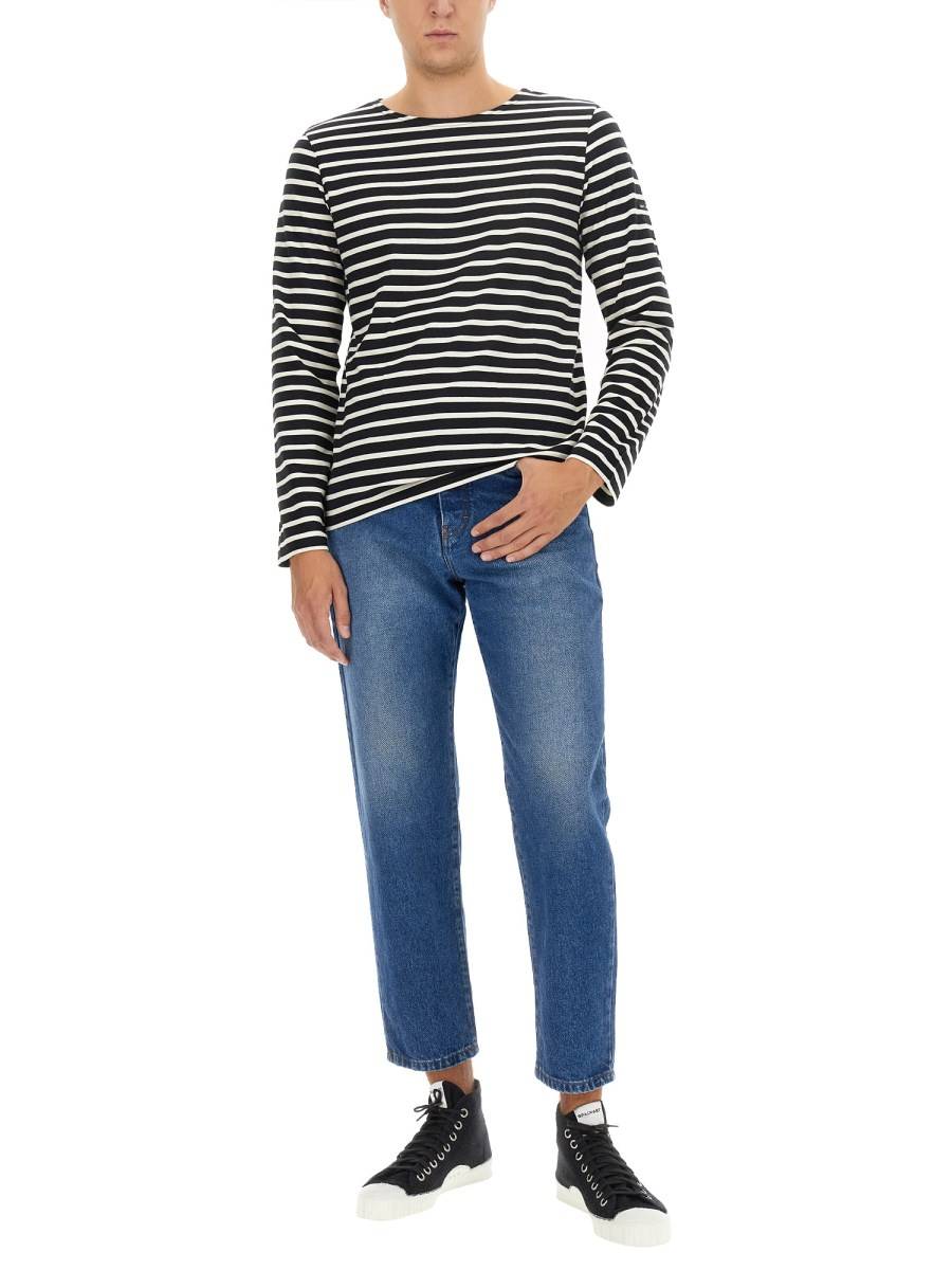 SAINT JAMES T-SHIRT MINQUIERS MODERNE IN JERSEY DI COTONE