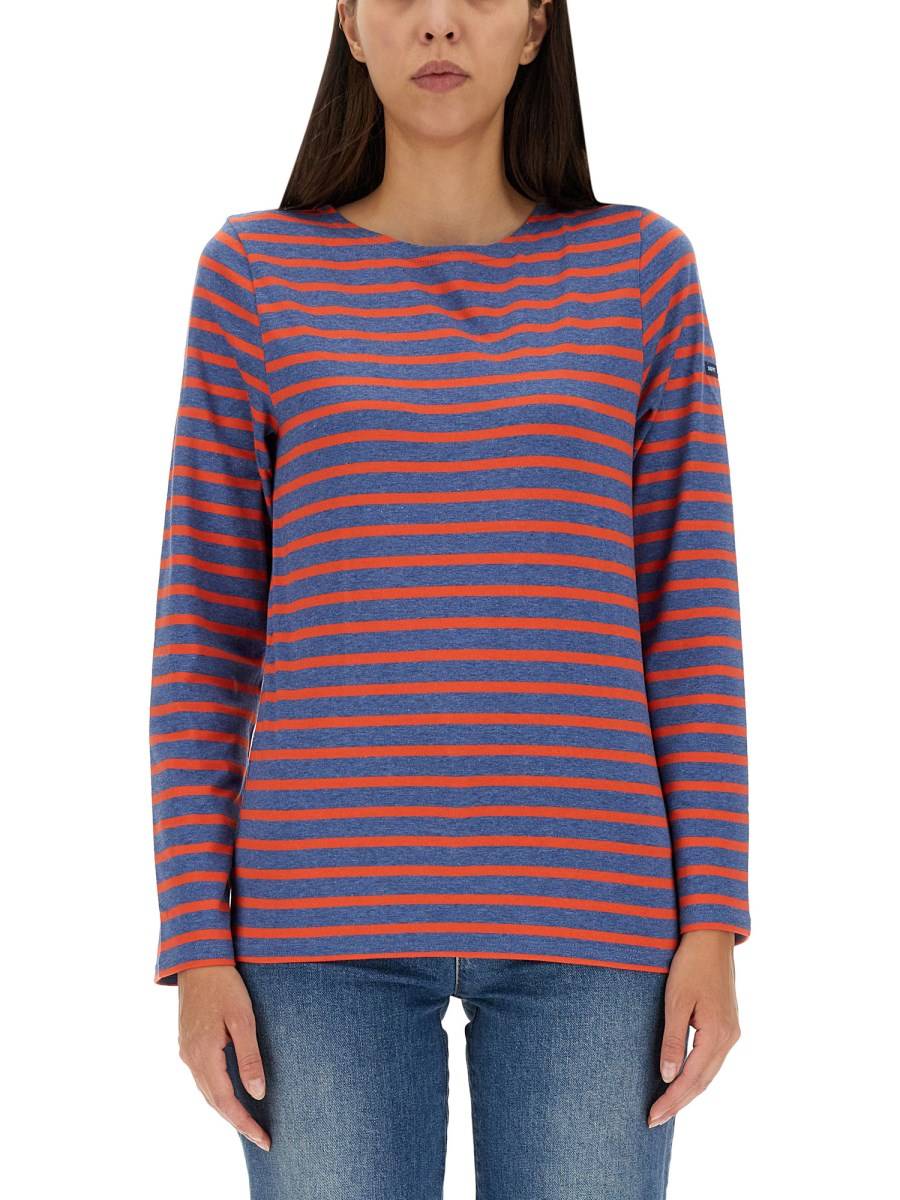 SAINT JAMES T-SHIRT MINQUIERS MODERNE IN JERSEY DI COTONE