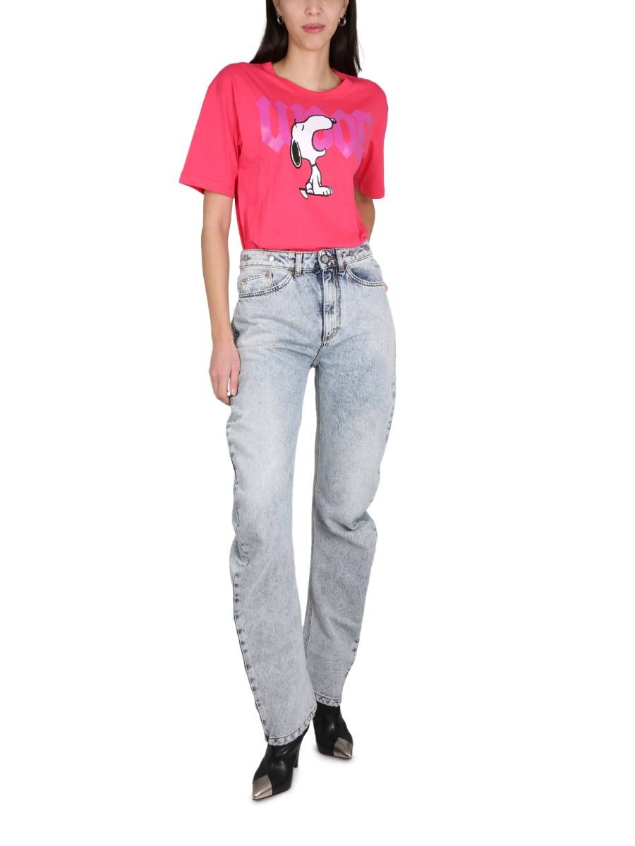 PHILOSOPHY DI LORENZO SERAFINI T-SHIRT " PEANUTS" IN JERSEY DI COTONE