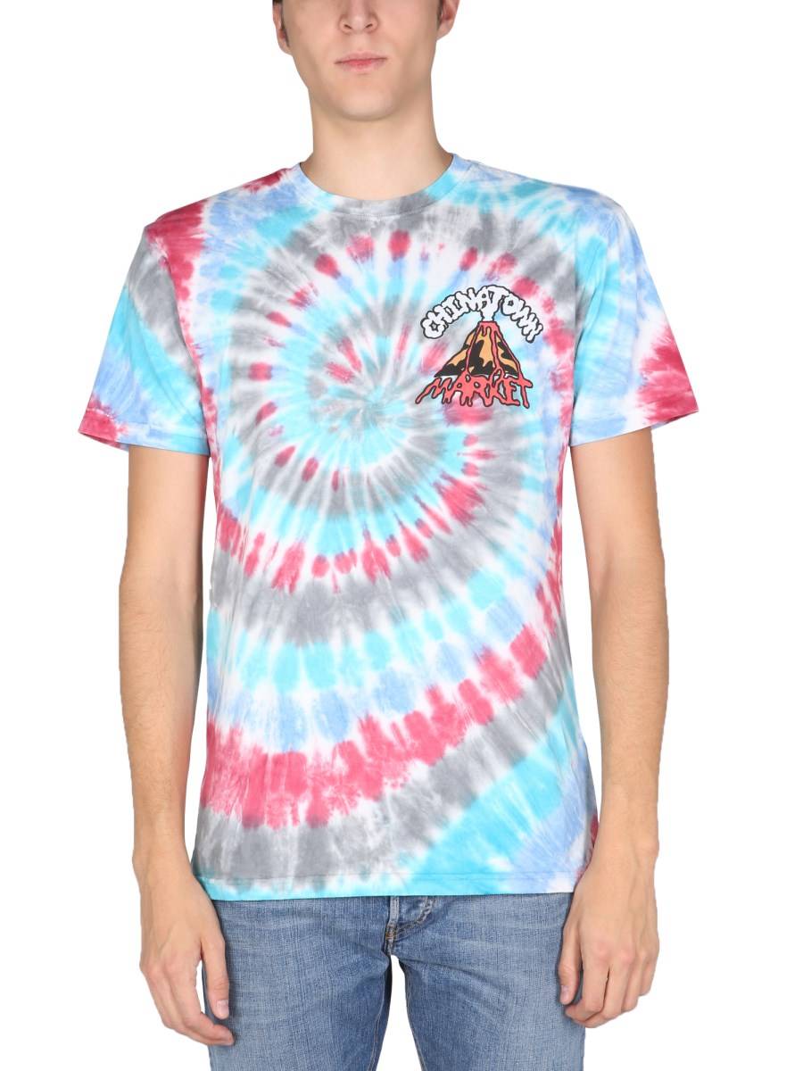 MARKET T-SHIRT "THE NATURE IS THE BEST MEDICINE" IN JERSEY DI COTONE