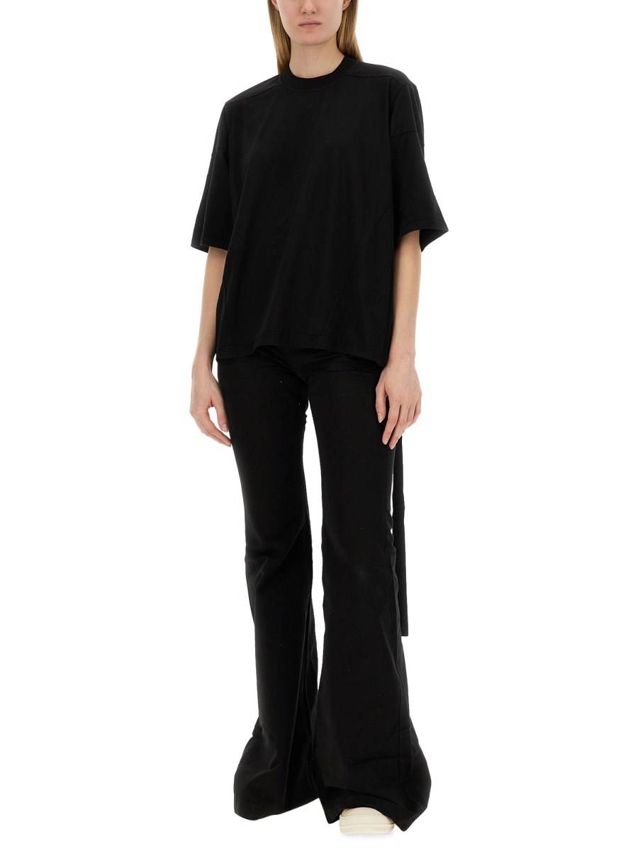 RICK OWENS DRKSHDW T-SHIRT WALRUS IN JERSEY DI COTONE