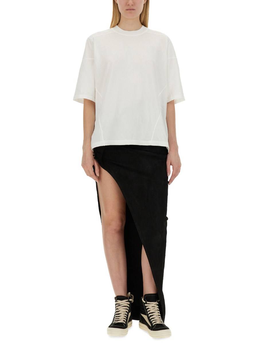 RICK OWENS DRKSHDW T-SHIRT WALRUS IN JERSEY DI COTONE