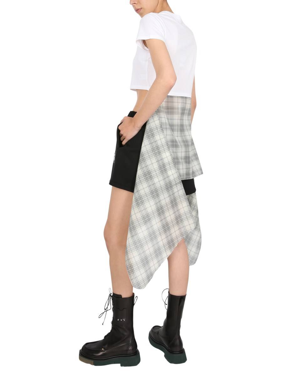OPENING CEREMONY T-SHIRT WORD TORCH HYBRID IN JERSEY DI COTONE