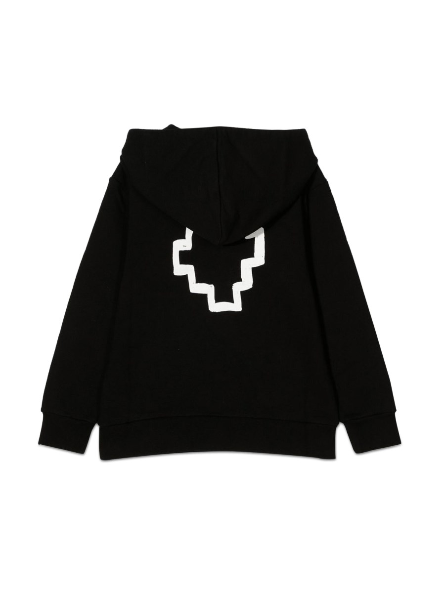 MARCELO BURLON COUNTY OF MILAN TEMPERA WINGS HOODIE