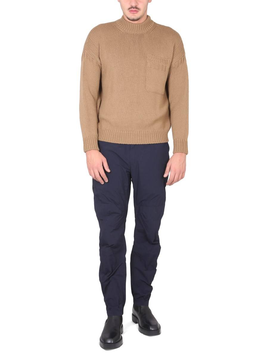 TEN C PANTALONE CON ELASTICO IN VITA