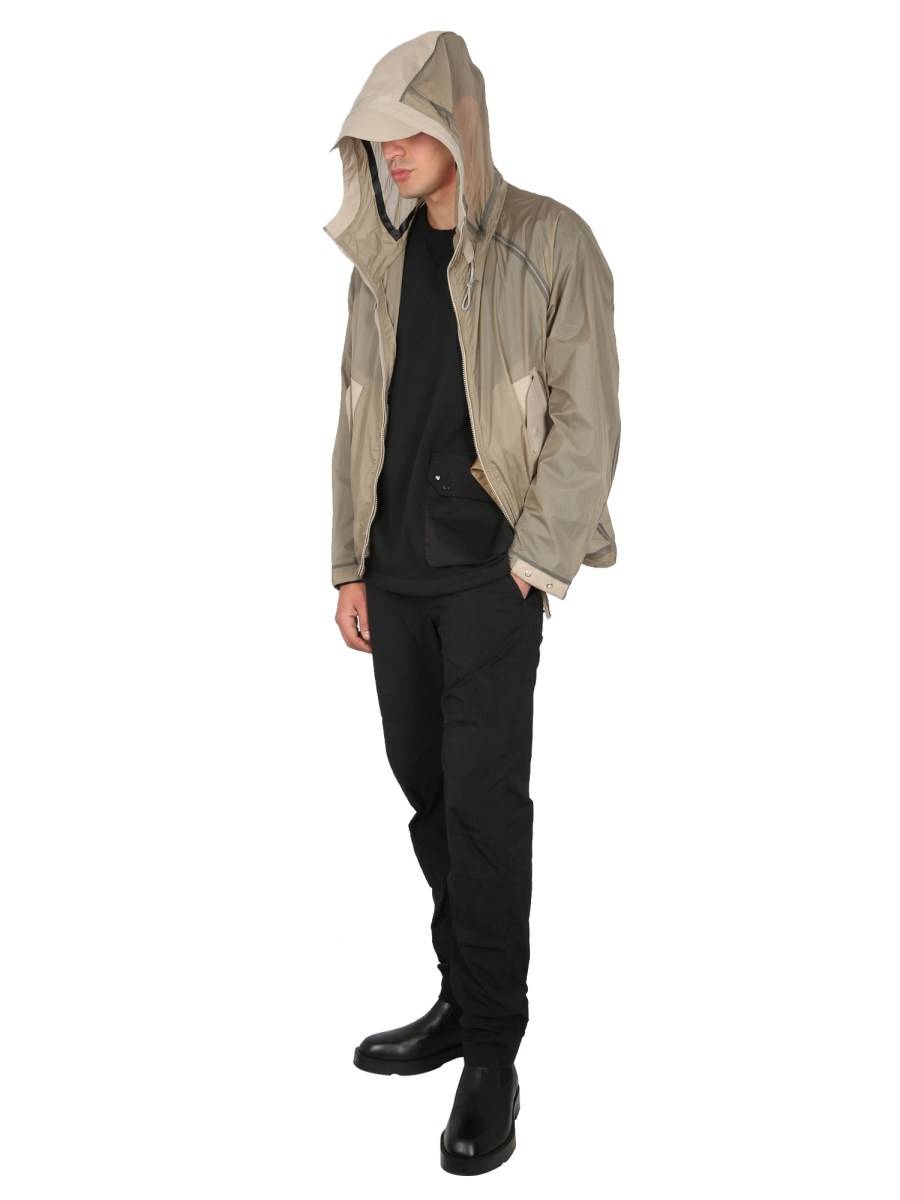 TEN C PARKA SHORT COMBO BONDED IN TESSUTO TECNICO