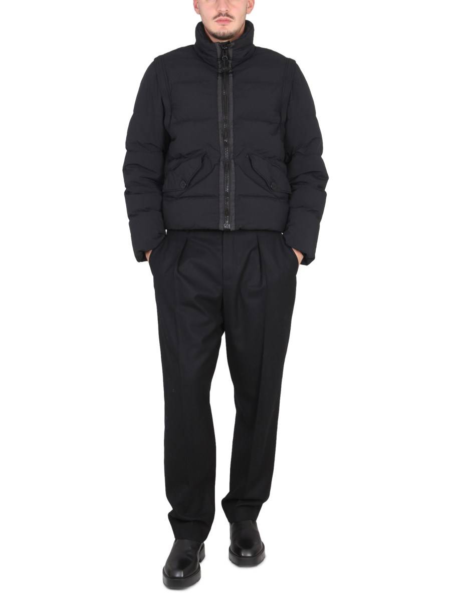 TEN C PIUMINO CON MANICHE REMOVIBILI IN NYLON