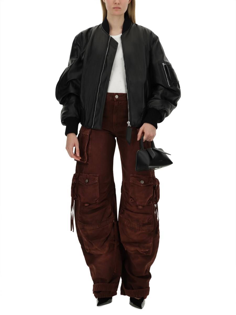 THE ATTICO BOMBER ANJA IN PELLE