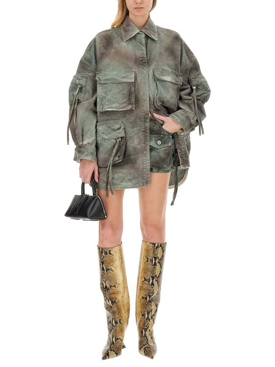 THE ATTICO GIACCA CAMICIA IN COTONE