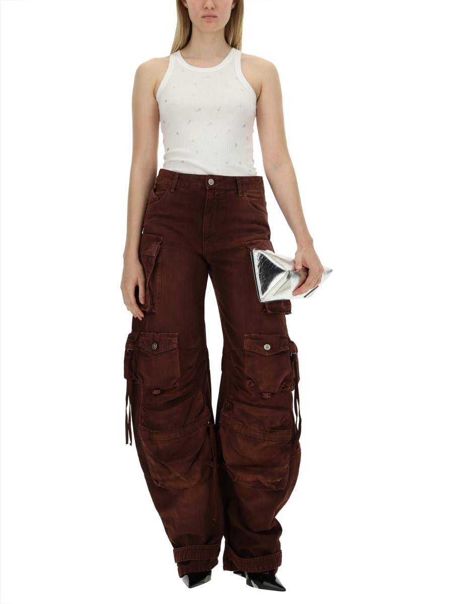 THE ATTICO JEANS "FERN" IN DENIM DI COTONE