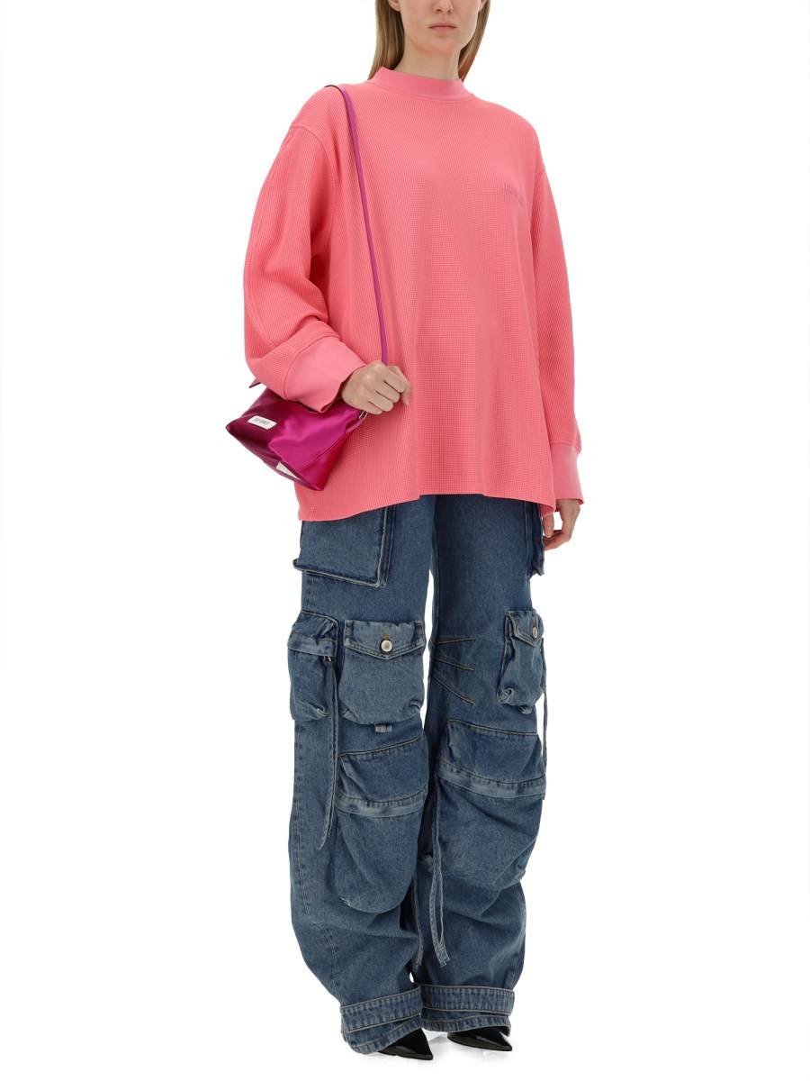 THE ATTICO JEANS FERN IN DENIM DI COTONE