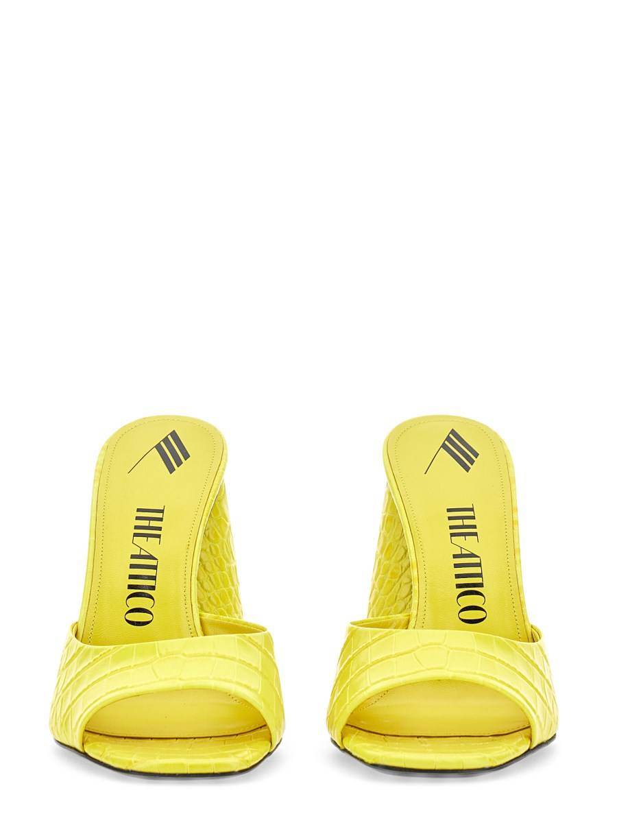 THE ATTICO MULE LUZ IN PELLE