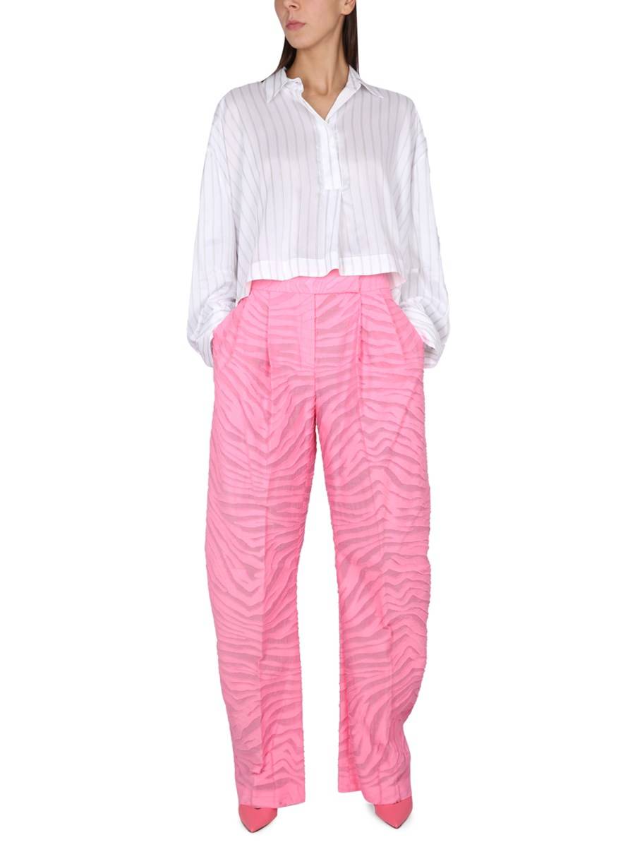 THE ATTICO PANTALONE GARY IN FIL CUPE DI COTONE