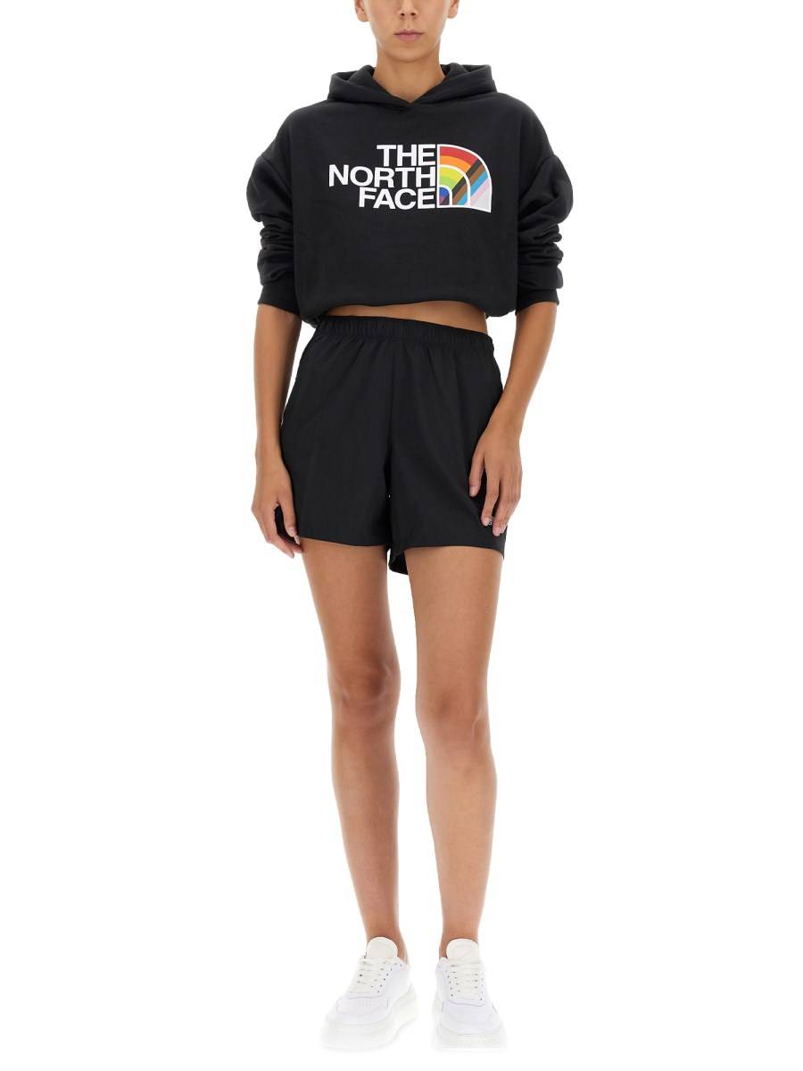 THE NORTH FACE FELPA IN MISTO CON STAMPA LOGO