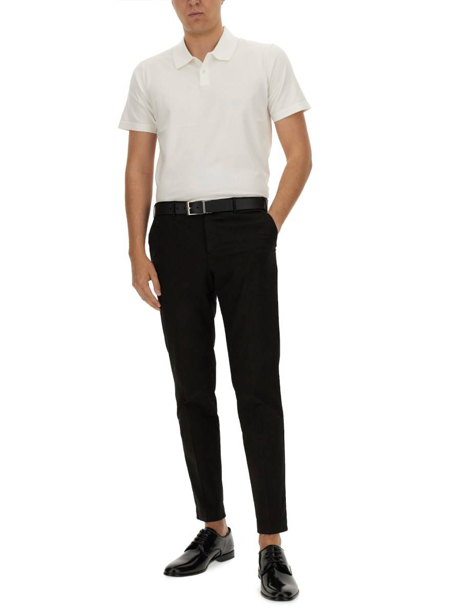 THEORY POLO REGULAR FIT IN MAGLIA DI VISCOSA
