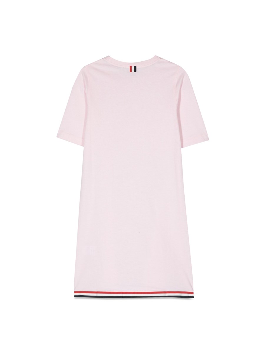 THOM BROWNE A LINE T-SHIRTDRESS