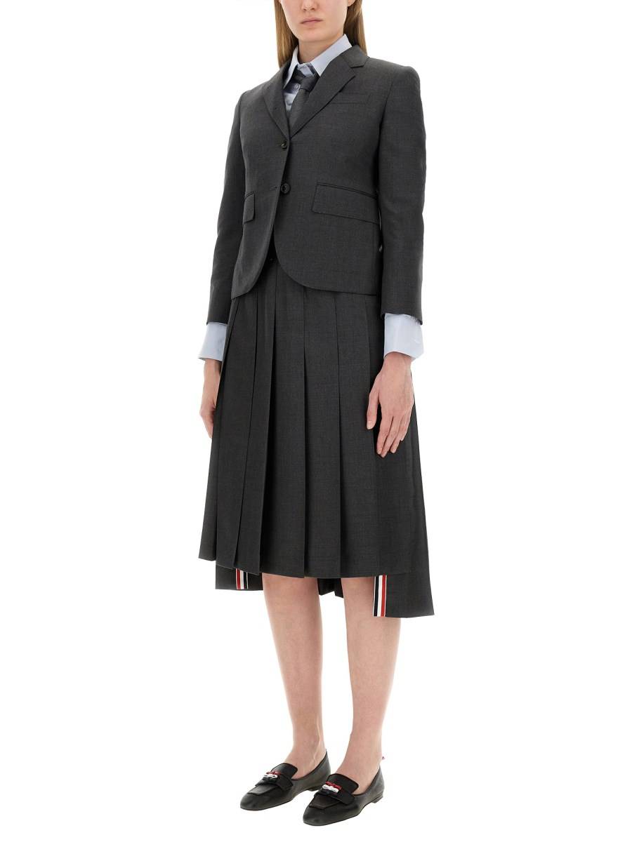 THOM BROWNE BLAZER MONOPETTO IN LANA