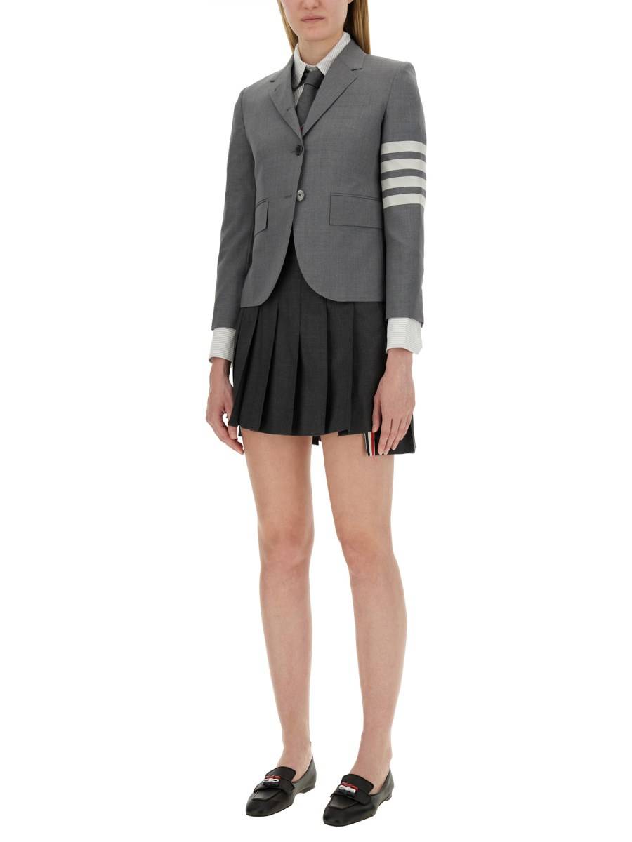 THOM BROWNE CAMICIA CLASSICA OXFORD CON LOGO