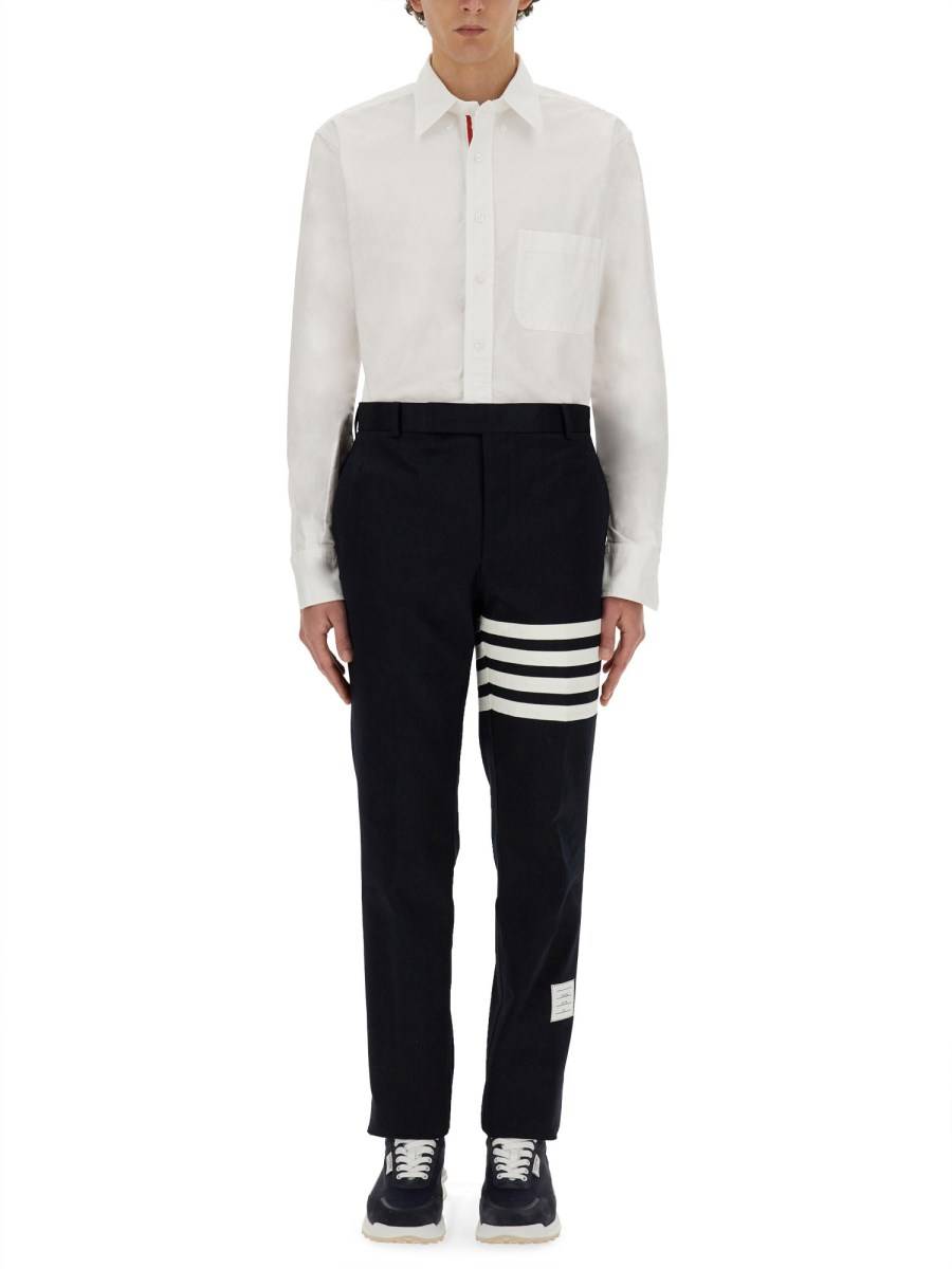THOM BROWNE CAMICIA IN COTONE