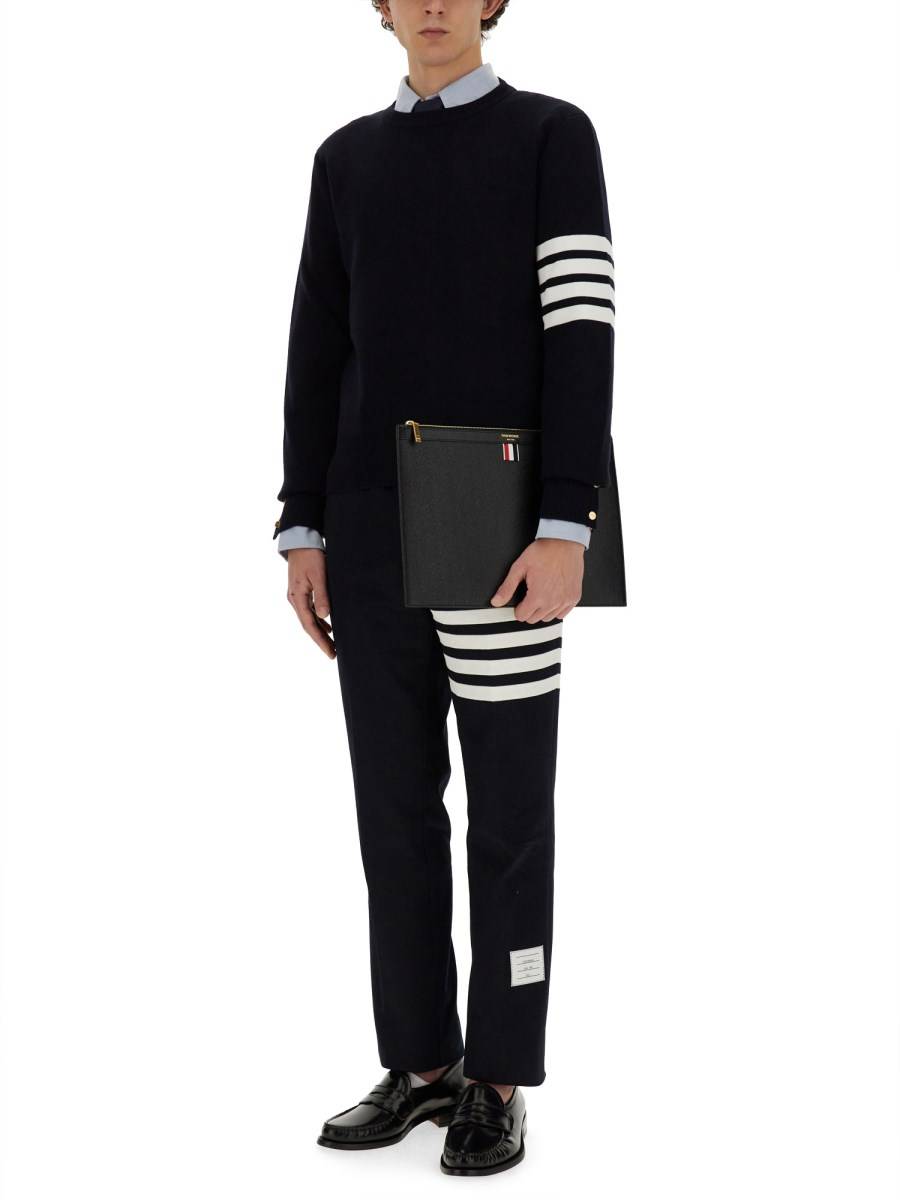 THOM BROWNE CAMICIA IN COTONE OXFORD