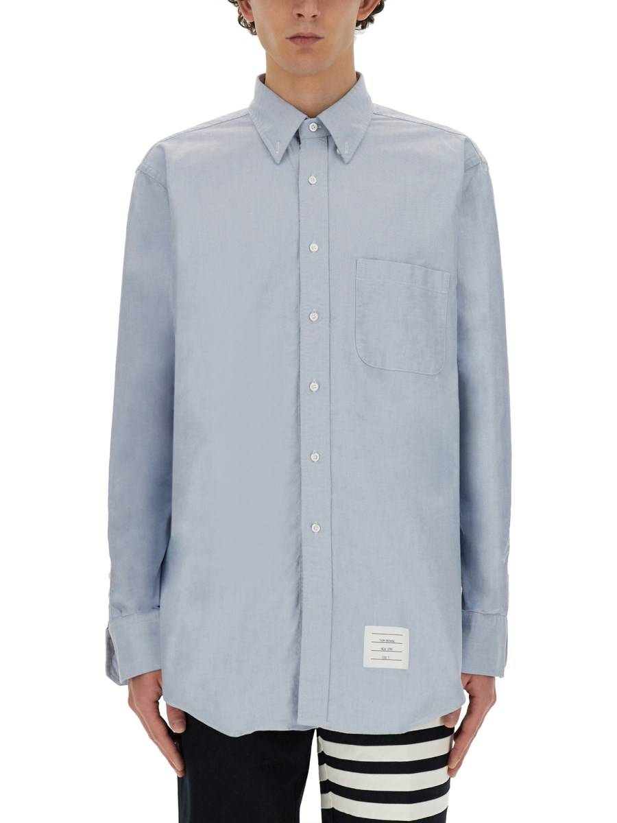 THOM BROWNE CAMICIA IN COTONE OXFORD