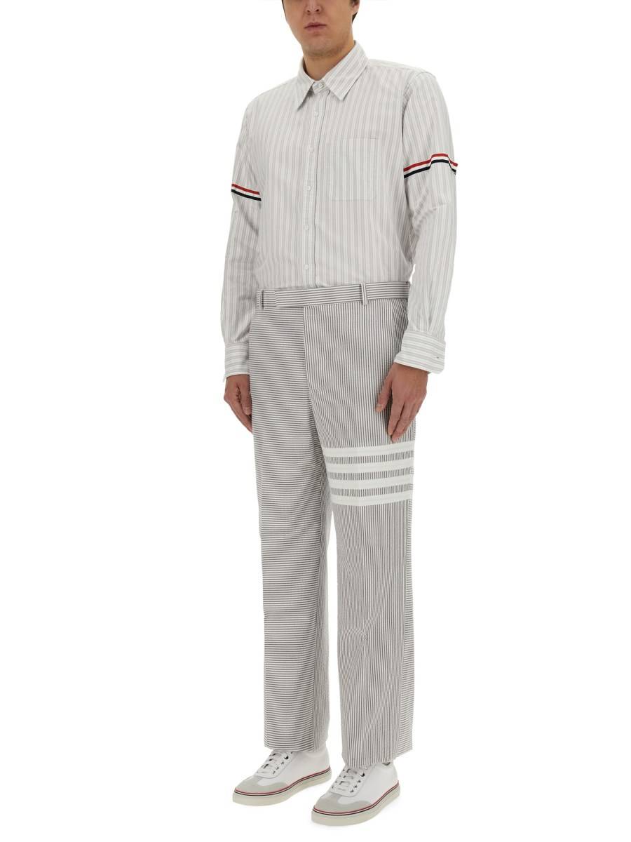 THOM BROWNE CAMICIA STRAIGHT FIT