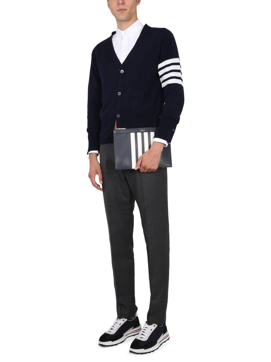 THOM BROWNE CARDIGAN IN CASHMERE A 4 BAR