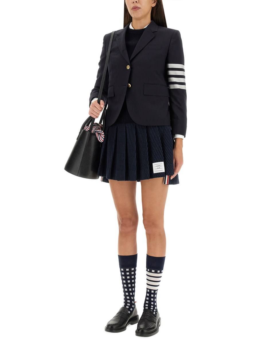 THOM BROWNE GIACCA 4BAR IN LANA
